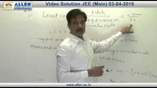 JEE Main 2016 Exam Physics Solution &ndash; Q. No. 39,40 (Paper Code-G)