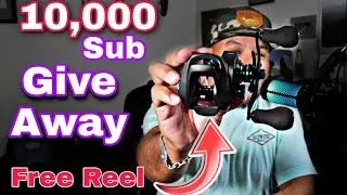 10,000 Subscriber Give Away ** Free Fishing Reel ** H2O Xpress Ethos HD Reel