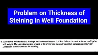 thickness of Steining