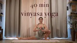 40 MIN VINYASA | Open level yoga flow