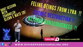 QHHT Regression: Lyran Feline Guardians & Alien Craft 🌊🦁✨ | Channeler Intuitive : Glenn E. Mate Sr.