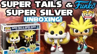 SDCC GameStop EXCLUSIVE - Super Tails & Super Silver Funko Pop Unboxing