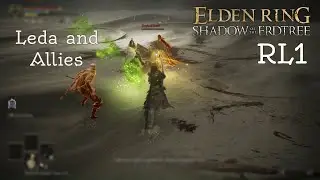 Elden Ring DLC - RL1 Journey | Needle Knight Leda and Allies