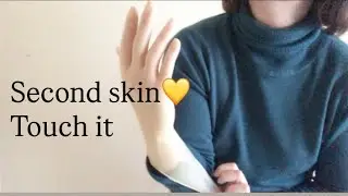 【ASMR LATEX GLOVES】second skin💛 LATEX GLOVES ASMR🧤