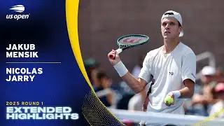 Jakub Mensik vs. Nicolas Jarry Extended Highlights | 2025 US Open Round 1