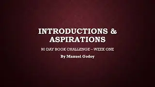 Black Publishing 1 - 1 : Introductions & Aspirations
