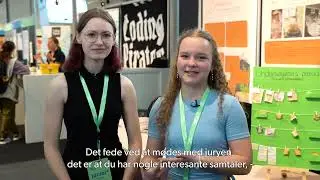 B&aelig;redygtig emballage: Ria og Emma fort&aelig;ller om deres Unge Forskere-projekt