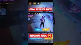 Free Fire New Bunny Ascension Bundle 🔥| Free Fire New Bunny Bundle 🙀🔥 #freefire #freefirenewevent
