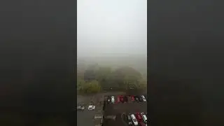 Winter Is Here! Thick Fog Covers Manchester City 🌫️❄️ #manchester #fog #winter