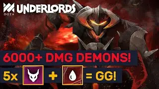 6000+ DMG DEMON Bloodbound! One Hit 1 Kill! | Dota Underlords