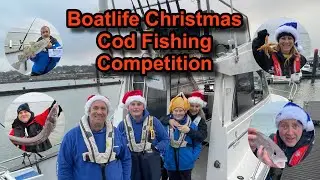 Uk Small boat Fishing - Solent BoatLife chrishmas special - Cod fishing - Christmas party 🎉