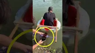 A beautiful boat made at home #shortsvideo