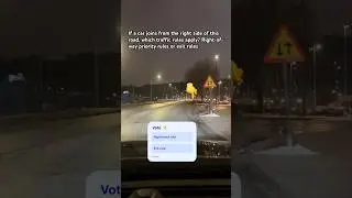 Priority traffic sign | driving test | Sweden driving rules | Sweden traffic rules |