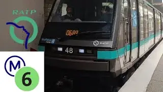 [RATP]Ligne 6 MP89CC N°48 Trajet de Charles De Gaulle Etoile a Nation