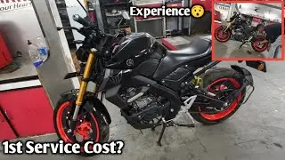 Yamaha Mt-15 First Service Cost And Experience! (Too expensive?😵&zwj;💫)