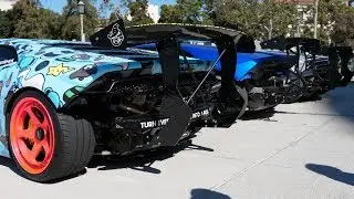 BIG WING, NO REAR BUMPER, CRAZY WRAP, LOUD EXHAUST, BEAST LAMBORGHINI HURACAN CREW