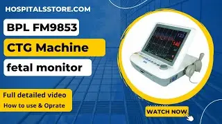 BPL FM9853 FETAL MONITOR/CTG Machine