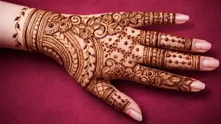 Very simple unique style mehndi design | Back hand mehndi designs | New easy mehandi design 