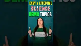 Science demo topics for teacher interview                            #jobinterview #demoteaching