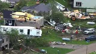 Forada, Minn. tornado: Aerial video shows destruction to neighborhood