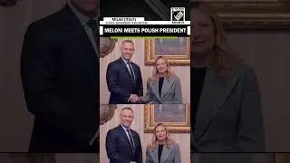 Премьер-министр Италии Мелони встретился с президентом Польши Навроцки перед церемонией открытия ...