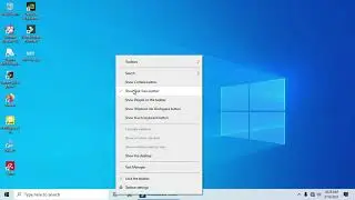 How to hide search bar & cortana button in windows 10 Telugu//Technical Master.