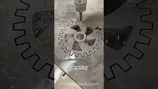 cut iron by water jet #engineering #cnc #physics #asmr #waterjet