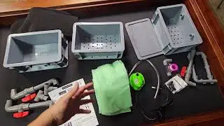 3 Layer Filter Box with 25W Pump and Filter Pad