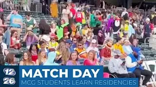 MCG students learn about residencies during Match Day