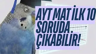 AYT MAT İLK 10 SORU TADINDA - 1 SORU 1 YORUM