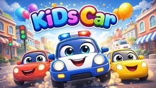 Naughty Cars vs Police Car 🚦 | Fun Traffic Rules Cartoon for Kids