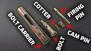 BCG Disassembly & EASY Reassembly with Bolt, Cam Pin, Firing Pin, Extractor, Ejector & Gas Rings