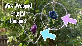 Wire Wrapped Crystal Sun Catchers - Twist & Wrap designs