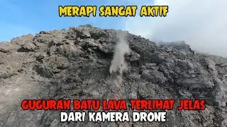 TAK TERBAYANGKAN‼️GUGURAN BATU LAVA MERAPI TERLIHAT JELAS