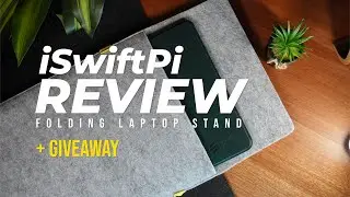 WOW Menariknya Benda Ni! Folding Laptop Stand for Working From Home | iSwift Pi Review & giveaway