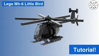 Lego Mh-6 Little Bird Tutorial! (Moc)