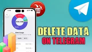 How to Delete Data Usage in Telegram Fast! || Tech Wash