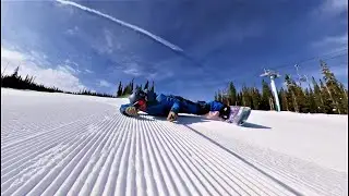 Snowboard Carving and Buttering on the Donek Knapton Twin