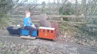 Ballast train on Nether Whitacre Railway