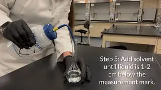 Using a Volumetric Flask to Create a Solution from a Solid