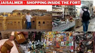 Shopping on Streets - Inside the GOLDEN Fort - Rajasthan Diaries - Jaisalmer -  Ep. 4