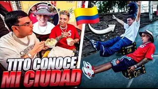 LLEVO A TITO EL BAMBINO POR LAS CALLES DE CALI PROBANDO COMIDA TIPICA 🥘 LUGARES TIPICOS 🇨🇴MRSTIVENTC
