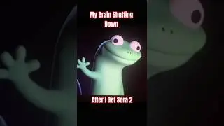 My Brain On Sora 2! #lizard #memes #trending