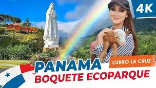 [4K] 🇵🇦 Beautiful Ecoparque Cerro La Cruz | Boquete, Panama Walking Tour