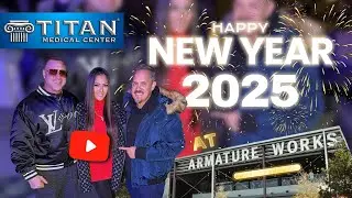 Встреча Нового года 2025 с медицинским центром Titan Medical Center в комплексе Armature Works в ...