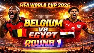 Belgium 🇧🇪 vs Egypt 🇪🇬🔥 FIFA World Cup 2026 Match Prediction & Highlights Who Will Win? 🤯