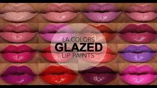 LA Girl Glazed Lip Paints ((ALL 18 SHADES))