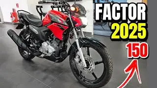NOVA FACTOR YBR FACTOR 2025 / COMO FICOU? PREÇO #yamaha