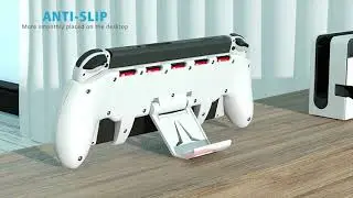 OIVO Switch OLED Grip with Adjustable Stand Compatible with Nintendo Switch/Switch OLED Mode