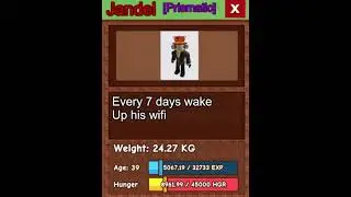 Jandel Monkey Pet💀💀💀 #growagarden #gag #shorts